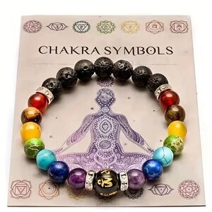 Chakra Volcanic Stone Bracelet